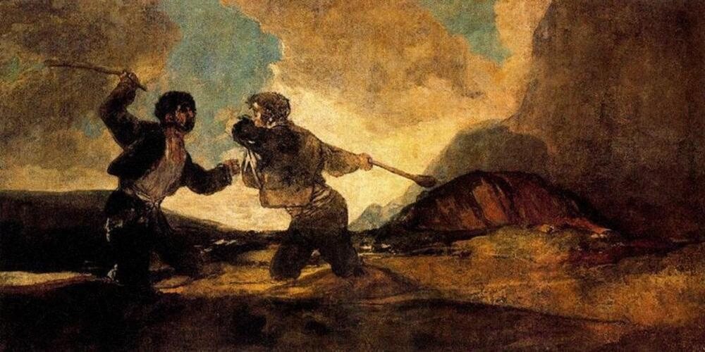 Goya - Duelo a garrotazos